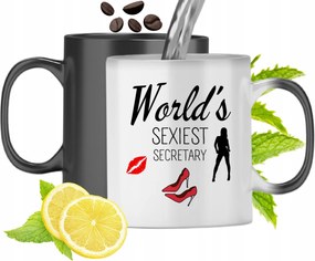 Mágikus Bögre Titkárnőnek Színváltós, fényképes nyomattal