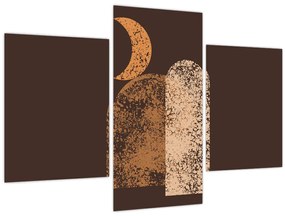 Kép - Narancssárga ívek N⁰2 (90x60 cm)