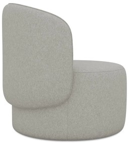 Világosszürke fotel Ipo – Makamii