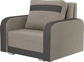 KONRAD fotelágy Bézs/fekete