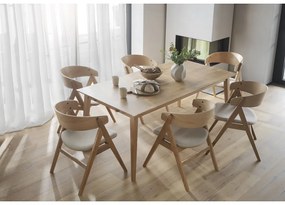 Natúr színű étkezőszék szett 2 db-os Waterton - Rowico