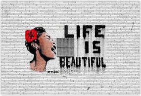 Poszterek 200x135 Banksy Life is beautiful