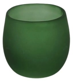GINNY GREEN zöld színű üveg gyertyatartó - többféle méretben Méret: S