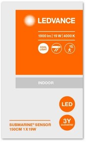 Ledvance - LED Ipari lámpa érzékelővel SUBMARINE 1xG13/19W/230V IP65