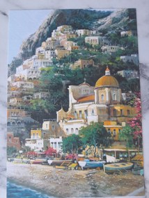 Grafika Keret OlaszorszĂĄg Italia Positano 6