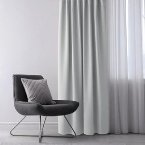 Világosszürke sötétítő függöny 140x270 cm Eyelets – Restilo