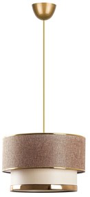 Függőlámpa, Cake - Beige, Arany