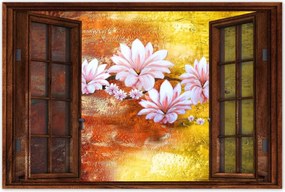 Poszterek 90x60 Magnólia ág virágok