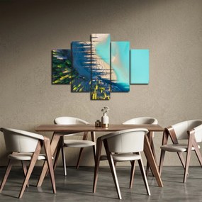 Kép - Kilátás a tóra (150x105 cm)