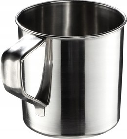 Acél Turista Bögre Edény 500ml 0,5L Horgász Fém Füllel