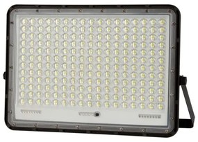 LED Kültéri napelemes reflektor LED/30W/3,2V 6400K fekete + + távirányító