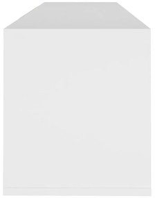 fehér szerelt fa TV-szekrény 120 x 30 x 40,5 cm