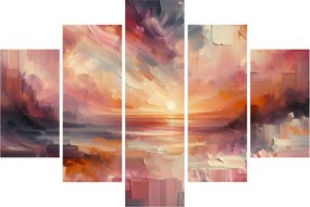 Kép - Festett alkonyat (150x105 cm)