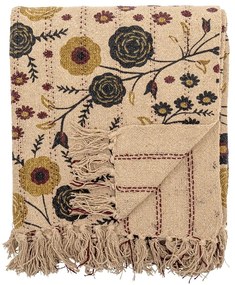 Barna újrahasznosított pamut takaró 130x160 cm Eydis – Bloomingville