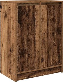 vidaXL antik fa színű szerelt fa tálalószekrény 57x34x76 cm