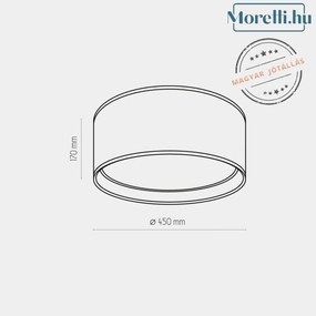 TKLIGHTING 3376 BILBAO Hengeres Mennyezeti Lámpa E27 IP20