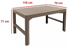 Liowa 4+1 kerti bútor garnitúra szett