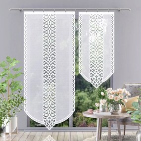 Fertin jacquard panel függöny 90x250cm fehér