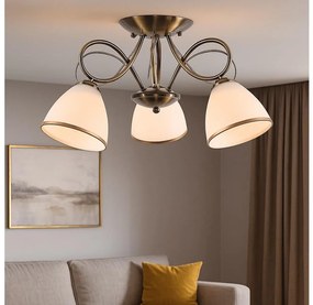 Brilagi - Felületre szerelhető FRED csillár 3xE27/60W/230V átm. 59 cm bronzszínű