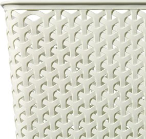 Curver RATTAN 'Y' STYLE tároló doboz nagy tejszín