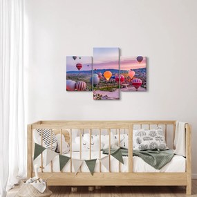 Kép - Hőlégballonok (90x60 cm)