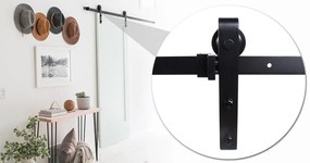 Tolóajtó sín szett 2 típusban-szimpla