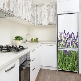 Hűtő matrica Levendula mező FridgeStick-70x190-f-107877649