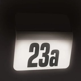 STEINEL 035730 - XSolar LH-N LED napelemes házszám 0,03W IP44