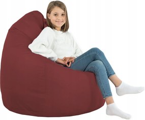 Táska Bordó XL Öko Bőr Puff Fotel