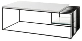 ZAIRA fehér dohányzóasztal