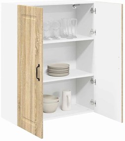 Fali konyhaszekrény Sonoma tölgy 80 x 31 x 100 cm Faanyag