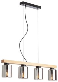 Redo 01-3986 - Csillár zsinóron ROTIS 4xE27/15W/230V