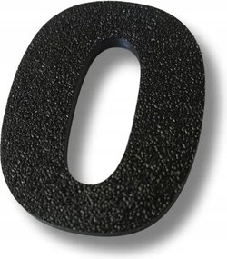 Számjegy 0 3D házanként 20 cm Épületszám Számjegy házanként Épületszám