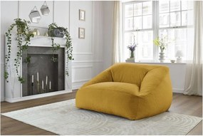 Sárga műszőrme babzsákfotel Lilibet – Bobochic Paris