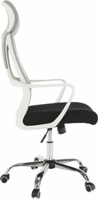 Irodai szék, szürke/fekete/fehér, TAXIS