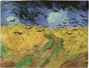 Asztali alátét Búzamező hollókkal Vincent Van Gogh