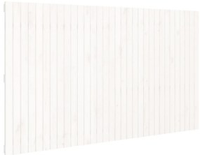 fehér tömör fenyőfa fali fejtámla 204 x 3 x 110 cm