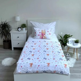Disney Micimackó ovis ágyneműhuzat white 100x135cm 40x60cm