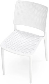 K514 fehér műanyag szék