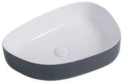 AREZZO design Odessa mosdótál, Szürke/fehér AR-460