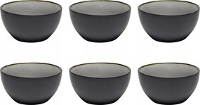 Tál Szett 6 Db-os Black Jeans Szürke Mártogatós Saláta 12x6cm