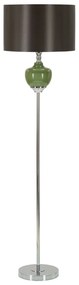Zöld-szürke állólámpa textil búrával (magasság 160 cm) Eva – Mauro Ferretti