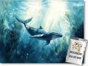 Fotótapéta Flizelina Víz Óceán Bálna Kék 312x219 ragasztó