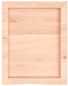 kezeletlen tömör tölgyfa fali polc 40x50x(2-6) cm