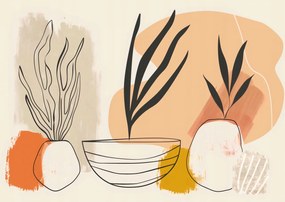 Poszter 29,7x21cm Botanikai vázlatok