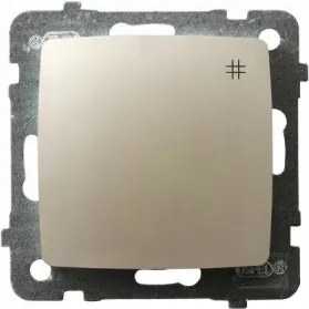 Süllyesztett kapcsoló Ospel fehér LP-4S/m/42