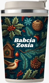 Prémium karácsonyi thermo bögre Nagymama Névvel ajándék KT_159