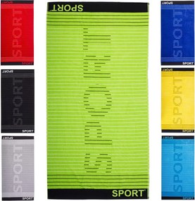 Sport Zöld strandtörölköző