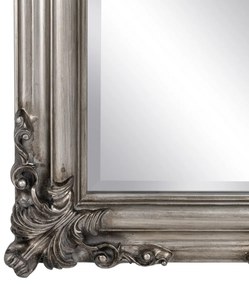 Nagy fali tükör 147 cm Ezüst szinü dekoratív kerettel