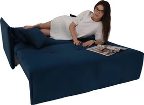 Kinyitható 3-as ülés, párizsi kék szövet Riviera, ALANA